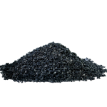 Carbon granules for adsorbing undesirable substances from air